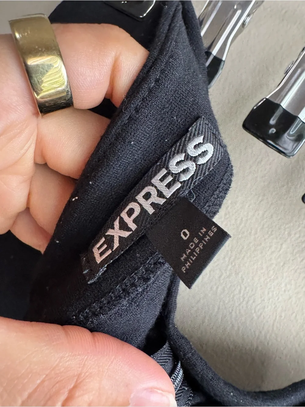 Express Black Mini Skirt